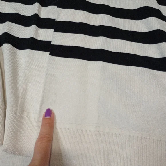 diane von furstenberg carlisle silk blend striped longline cardigan - Picture 14 of 15